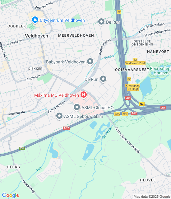 Google maps afbeelding voor Huisartsen Spoedpost Veldhoven – De Kempen